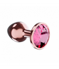 Lola Games Plug-Butt Plug Diamond Ruby Shine L Rose Gold