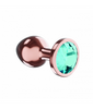 Lola Games Plug-Butt Plug Diamond Topaz Shine L Rose Gold