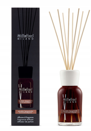Millefiori Sandalo Bergamotto Dyfuzor z Pałeczkami 250 ml
