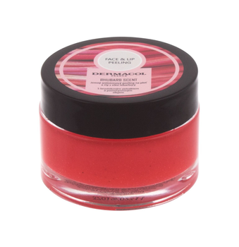 Peeling Dermacol Face & Lip Peeling Rhubarb Scent 50 ml
