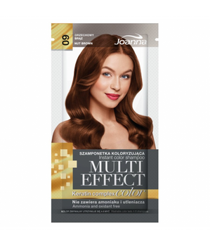 Joanna Multi Effect szamponetka koloryzująca 09 Orzechowy Brąz 35g