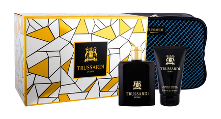 Trussardi Uomo 2011 EDT 100 ml + Żel pod prysznic 100 ml + Kosmetyczka Zestaw