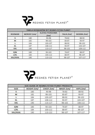 Regnes Fetish Planet męski t-shirt z wetlooka bez rękawów, z elastyczną taśmą z przodu M