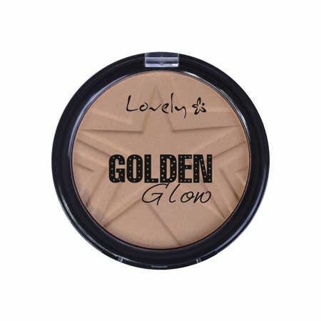 Lovely Golden Glow Powder lekki puder brązujący do twarzy 4 15g