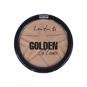 Lovely Golden Glow Powder lekki puder brązujący do twarzy 4 15g