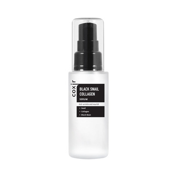 Coxir Black Snail Collagen Serum do Twarzy ze Śluzem Ślimaka 50 ml