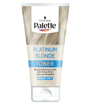 Schwarzkopf Palette Platinium Blone Toner do Włosów Przeciwko Żółtym Tonom 150 ml