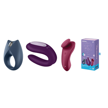 Satisfyer Partner Box 3 Gadżety Erotyczne 3 szt Zestaw
