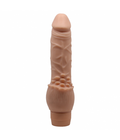 BAILE Realistyczny penis z wypustkami do łechtaczki 19cm