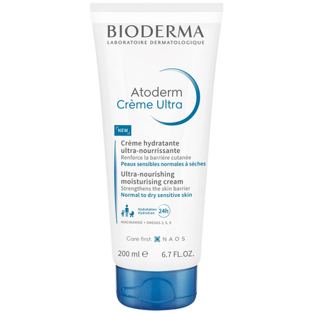 Bioderma Atoderm Creme Ultra Nourishing Moisturising Cream Krem do Ciała 200 ml