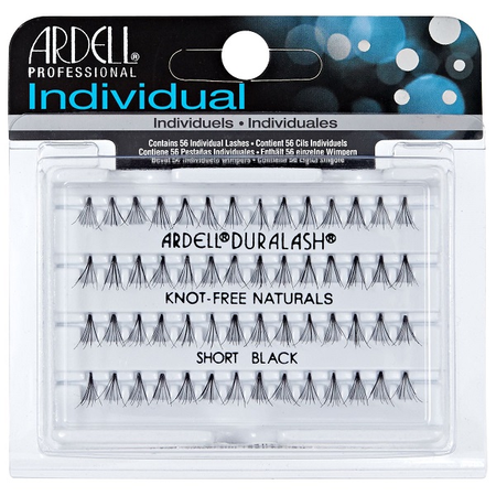 Ardell Individual Knot-Free Sztuczne Rzęsy Short Black Kępki 56 szt