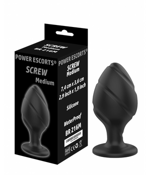 Power Escorts Screw Plug silicone medium