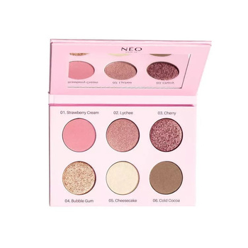 Neo make Up Eyeshadow Palette Paleta Cieni Prasowanych Rose 9 g