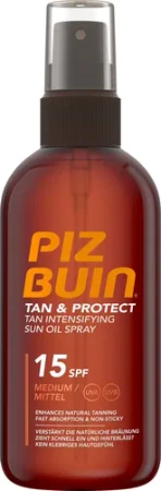 Piz Buin Tan & Protect Tan Intensifying Sun Oil Spray SPF 15 150 ml