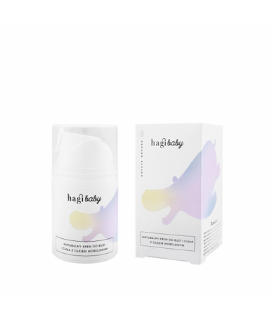 Hagi Baby naturalny krem do buzi i ciała z olejem morelowym 50ml