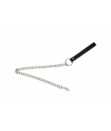 Lola Games Obroża ze smyczą łańcuszkiem stalowym bondage BDSM