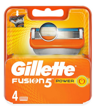 Gillette Fusion Power Wkłady do Maszynki 4 szt
