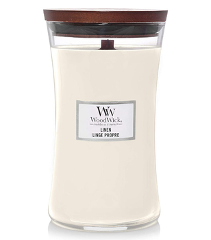 WoodWick Linen Świeca Zapachowa 609,5 g