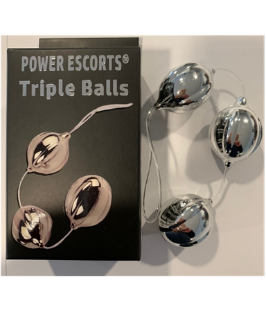 Power Escorts Triple balls silver