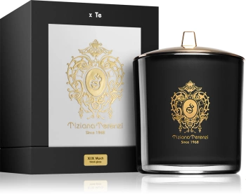 Tiziana Terenzi XIX March Black Glass Candle Świeca Zapachowa 170 g