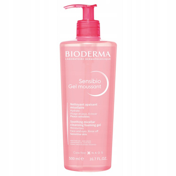 Bioderma Sensibio Gel Moussant Soothing Micellar Cleansing Foaming Żel Oczyszczający 500 ml