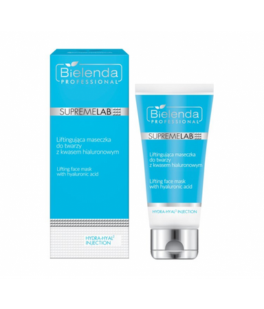 Bielenda Professional SupremeLab Hydra-Hyal2 Injection liftingująca maseczka do twarzy z kwasem hialuronowym 70ml