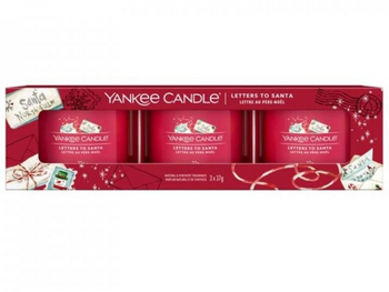 Yankee Candle Letters To Santa Zestaw Mini Świec Zapachowych 3 x 37 g