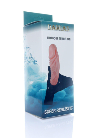 Boss Series Penis na Szelkach Proteza Pusta Strapon 16 cm