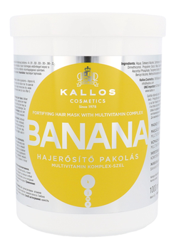 Maska do włosów Kallos Cosmetics Banana  1000 ml