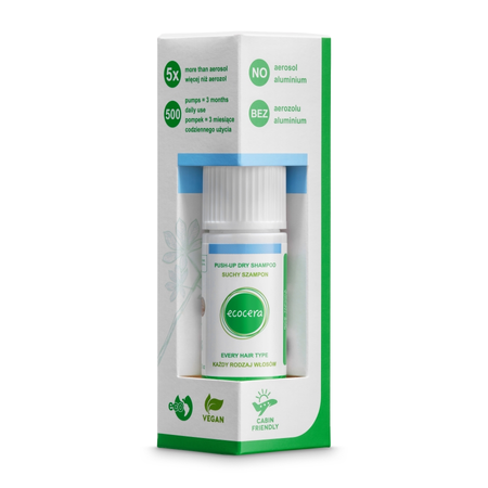 Suchy szampon Ecocera Dry Shampoo Push-Up 15 ml