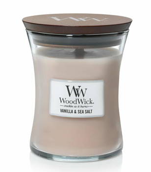 WoodWick Vanilla & Sea Salt Świeca Zapachowa 275 g