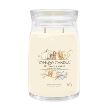 Yankee Candle Soft Wool & Amber Świeca Zapachowa 567 g