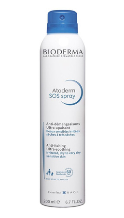 Bioderma Atoderm SOS Spray Łagodzący 200 ml