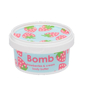 Bomb Cosmetics Strawberry & Cream Prefect Body Butter masło do ciała Truskawka & Śmietana 200ml