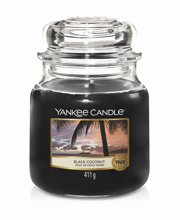 Yankee Candle Black Coconut Świeca Zapachowa 411 g