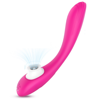 S-HANDE Shallow stymulator łechtaczki z 9 trybami wibracji Red Rose