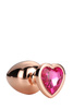 Dream Toys Gleaming Love Rose Gold Plug Medium Korek Analny