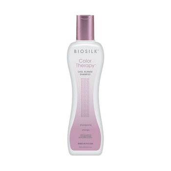 BioSilk Color Therapy Cool Blonde Shampoo szampon do włosów rozjaśnionych i z pasemkami nadający chłodny odcień 355ml