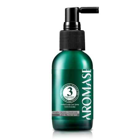 Aromase Herbal Cooling Scalp Care Spray Ziołowy Spray do Pielęgnacji Skóry Głowy  40 ml