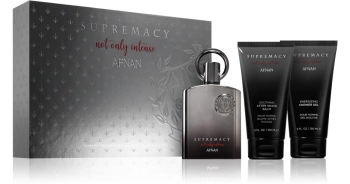 Afnan Supremacy Not Only Intense Ekstrakt Perfum 100 ml + Aftershave Balm 100 ml + Shower Gel 100 ml Zestaw