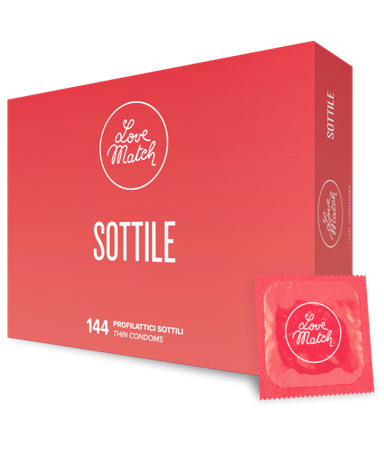 Love Match Prezerwatywy-Love Match Sottile - 144 pack