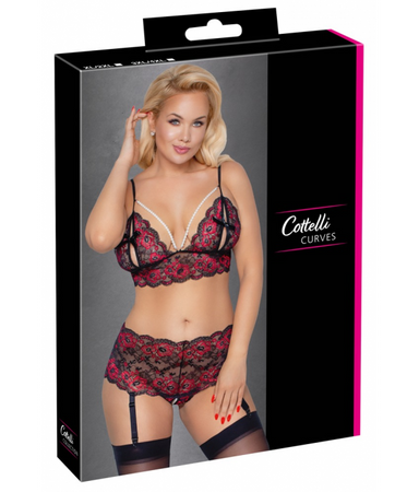 Cottelli CURVES Bra Set Pearl XL/2XL