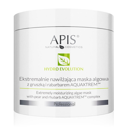 APIS_Hydro Evolution Moisturizing Algae Mask ekstremalnie nawilżająca maska algowa z gruszką i rabarbarem 200g