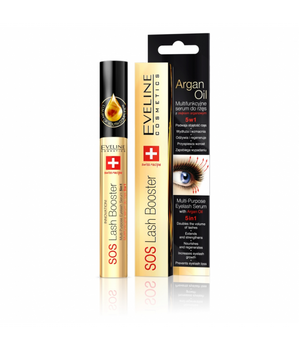 Eveline Cosmetics Sos Lash Booster multifunkcyjne serum do rzęs z olejkiem arganowym 10ml