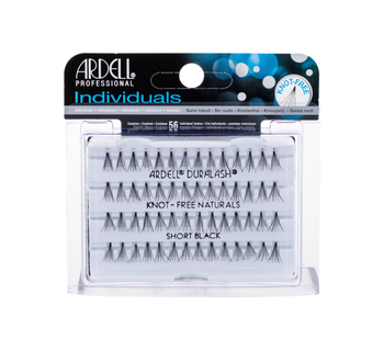 Ardell Individual Knot-Free Sztuczne Rzęsy Short Black Kępki 56 szt