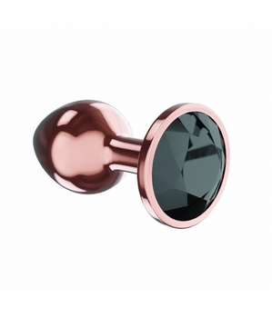 Lola Games Plug-Butt Plug Diamond Jet Shine L Rose Gold
