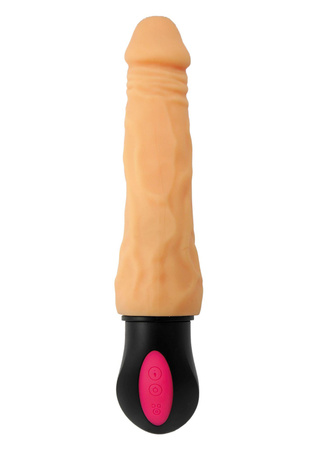 Boss Series Wibrator z Kręgosłupem Formowanie Kształtu Cyberskóra 27 cm