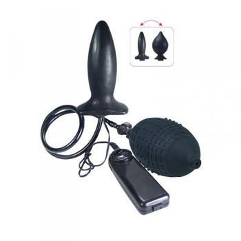 Toyz4lovers Wibrujący Korek Analny Sex Zatyczka Pompowana 11 cm