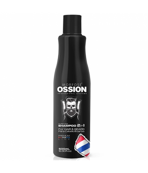 Morfose Ossion Premium Barber Purifying Shampoo 2in1 For Hair and Beard szampon 2w1 do włosów i brody 500ml