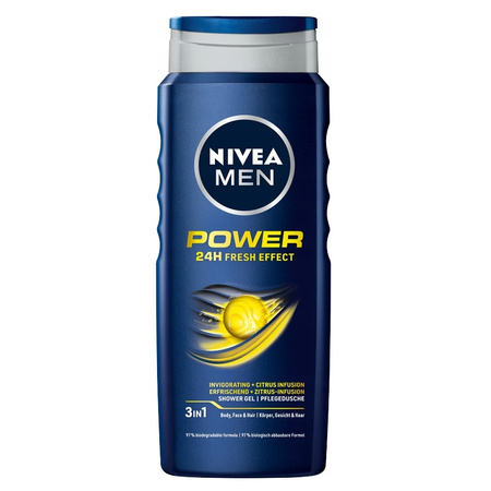 Nivea Men Power Fresh Żel pod Prysznic 500 ml